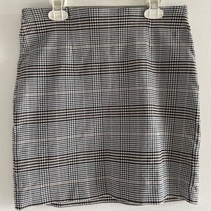 Grey/Brown Dynamite mini skirt